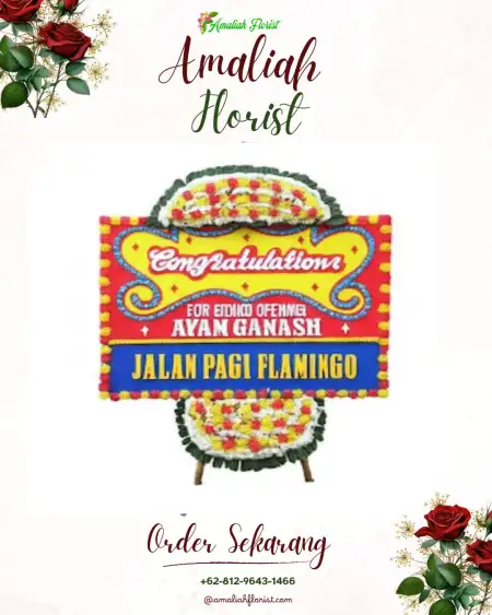 Sewa Papan Bunga Permata